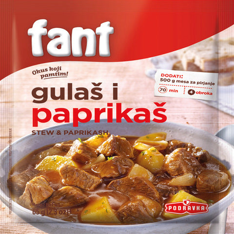 Fant Seasoning for Gulash and Paprika 65gr