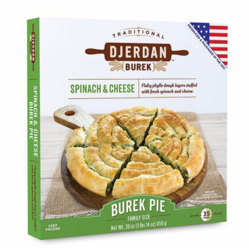 Djerdan Burek with Spinach and Cheese