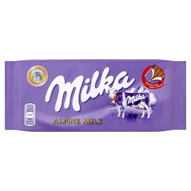 Milka Milk Chocolate 100gr