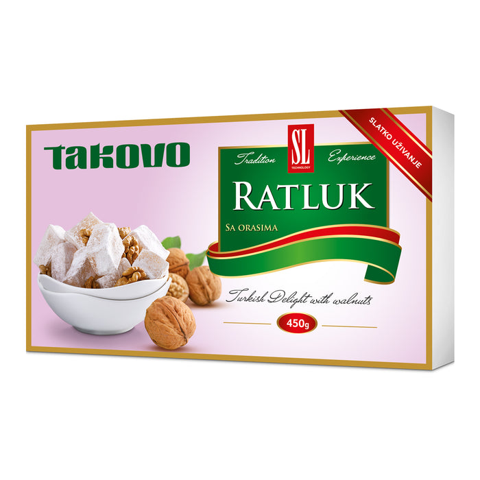 Takovo Llokum with Walnuts 450gr